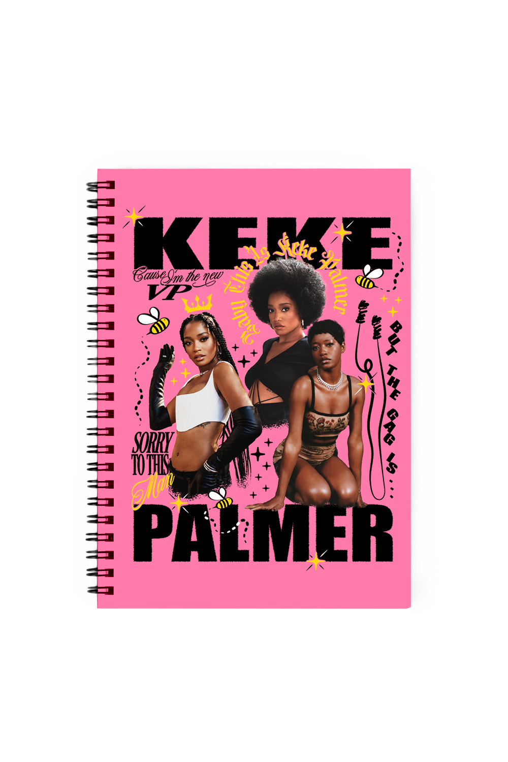 Keke Palmer Icon Pink Notebook