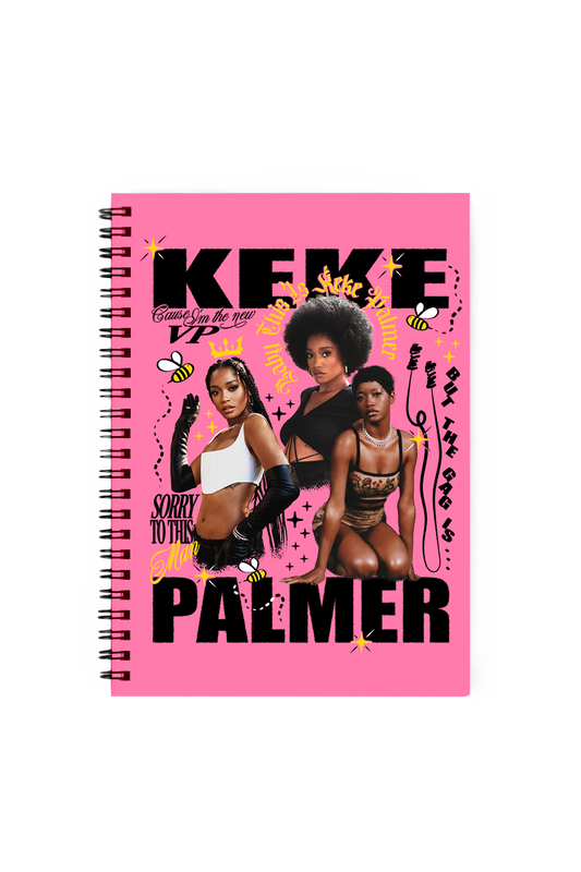 Keke Palmer Icon Pink Notebook